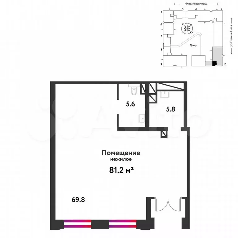 Продам помещение свободного назначения, 81.2 м - Фото 0