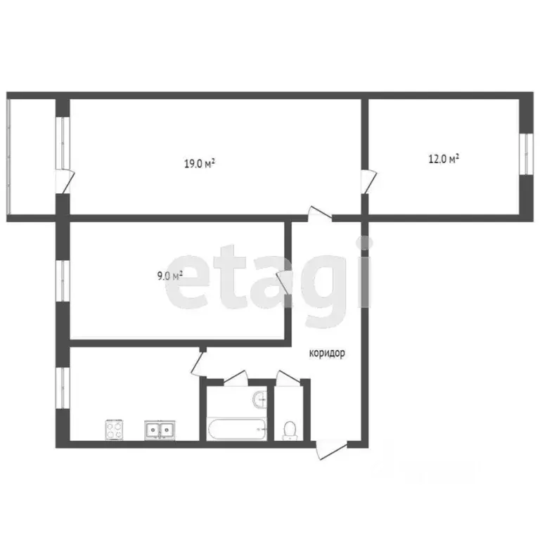 3-к кв. Ярославская область, Ярославль ул. Туманова, 22а (56.1 м) - Фото 1