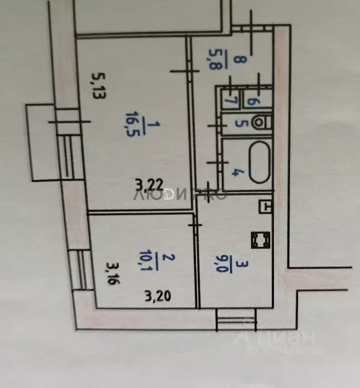 2-к кв. Ярославская область, Ярославль ул. Свердлова, 51 (45.0 м) - Фото 2
