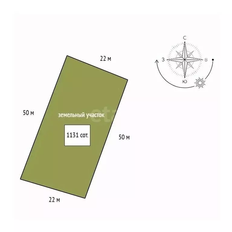 Участок в Красноярский край, Емельяново пгт ул. Посадская, 18 (1131.0 ... - Фото 2