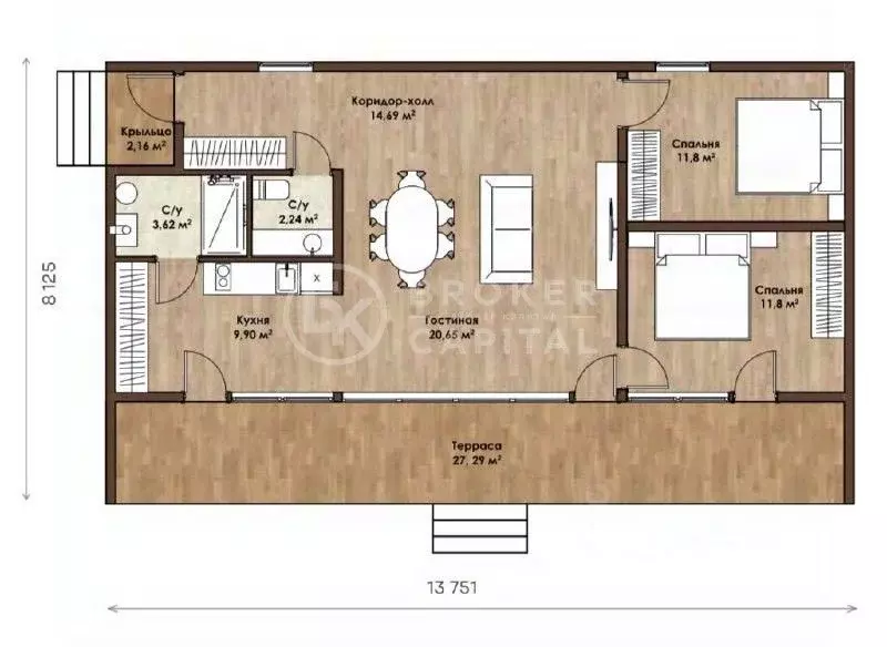 Коттедж в Новосибирская область, Новосибирский район, Кудряшовский ... - Фото 1