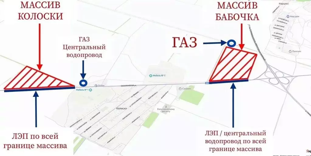 Участок в Крым, Сакский район, Ромашкинское с/пос, с. Колоски  (6.0 ... - Фото 2