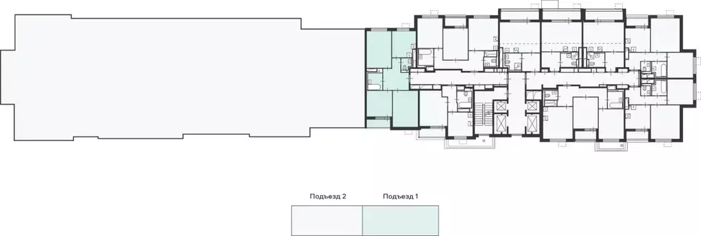 3-к кв. Москва Полярная ул., 16К1 (75.23 м) - Фото 2