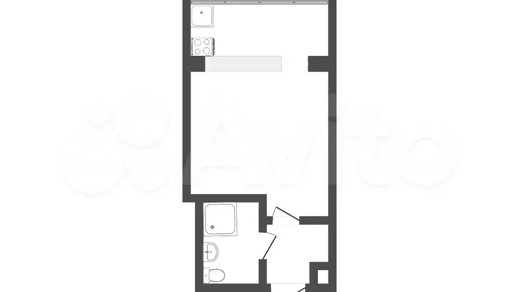Квартира-студия, 15 м, 8/8 эт. - Фото 0
