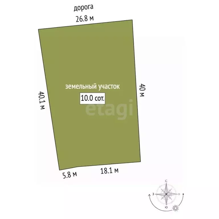 Участок в Ленинградская область, Гатчинский муниципальный округ, д. ... - Фото 2