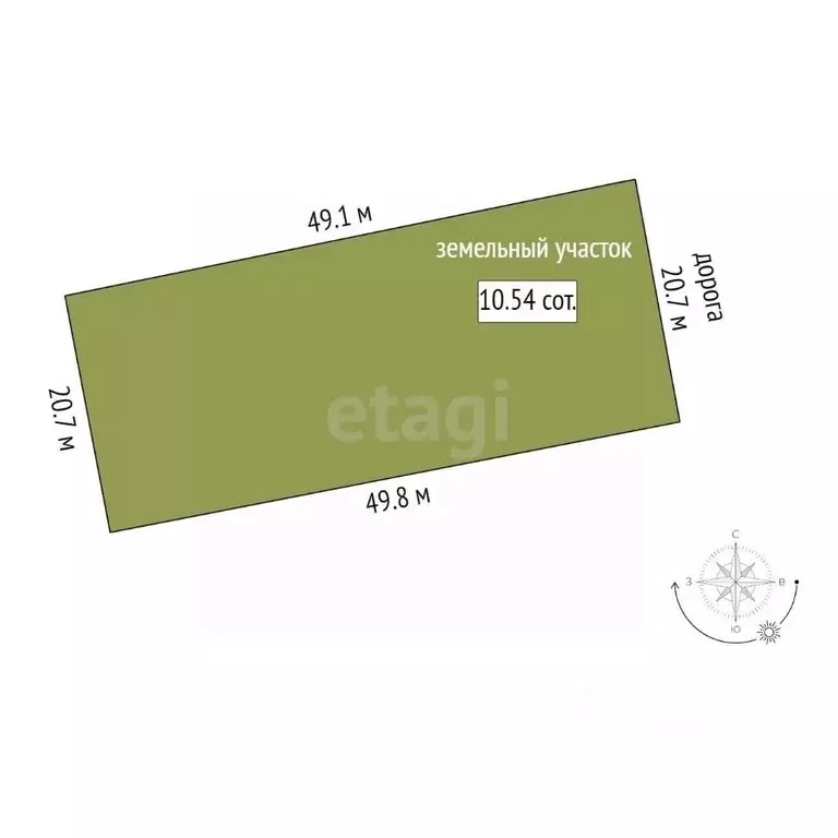 Участок в Мордовия, Лямбирский район, с. Берсеневка  (10.54 сот.) - Фото 2