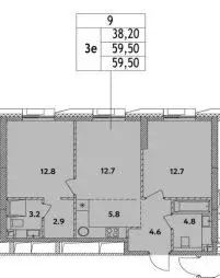 3-к кв. Москва Озерная ул., 42С7 (59.5 м) - Фото 0