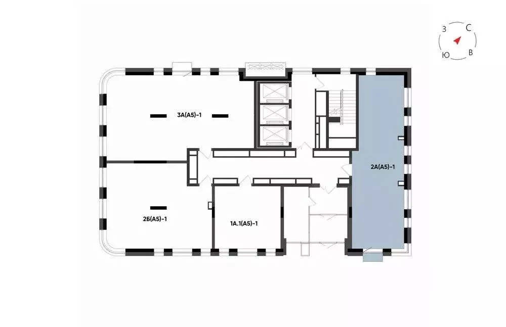 2-к кв. Татарстан, Казань Минтимер жилой комплекс (69.28 м) - Фото 2