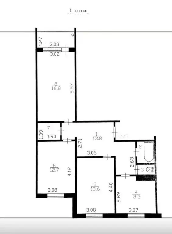 Продаётся 3-к квартира, 72 м - Фото 1