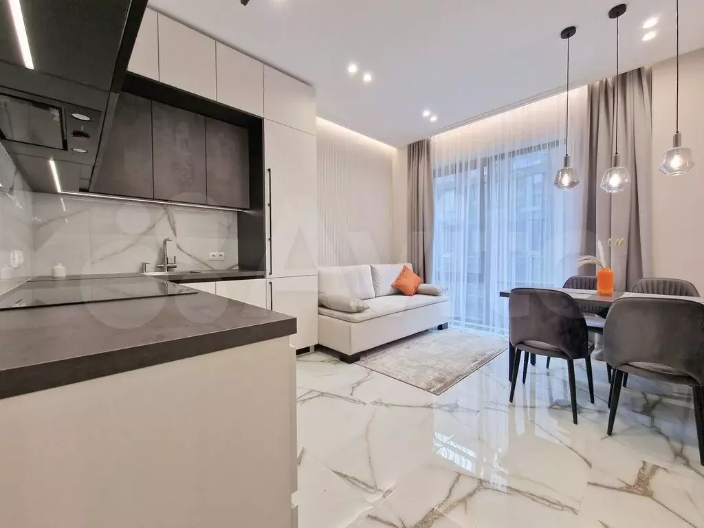 1-к. квартира, 45 м, 8/34 эт. - Фото 0