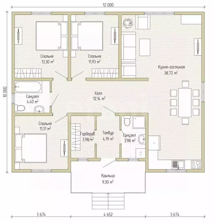 Дом в Тверская область, Конаковский муниципальный округ, с. Дмитрова ... - Фото 1