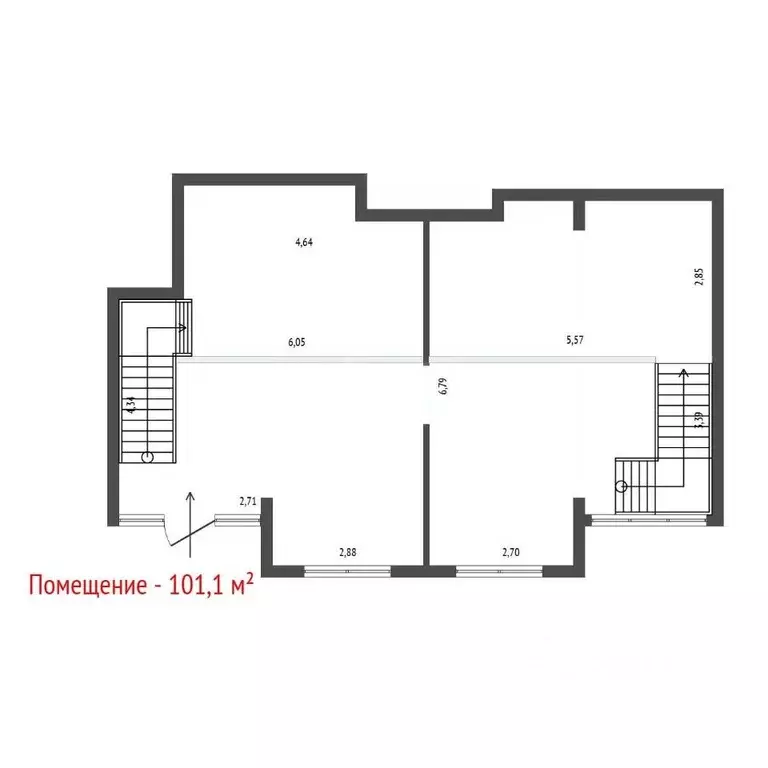 Помещение свободного назначения в Свердловская область, Екатеринбург ... - Фото 2