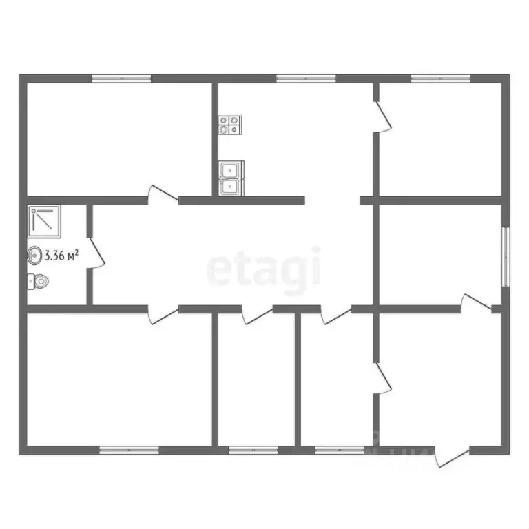 Дом в Ямало-Ненецкий АО, Новый Уренгой ДНТ заимка, ул. Луговая, 14 (85 ... - Фото 1