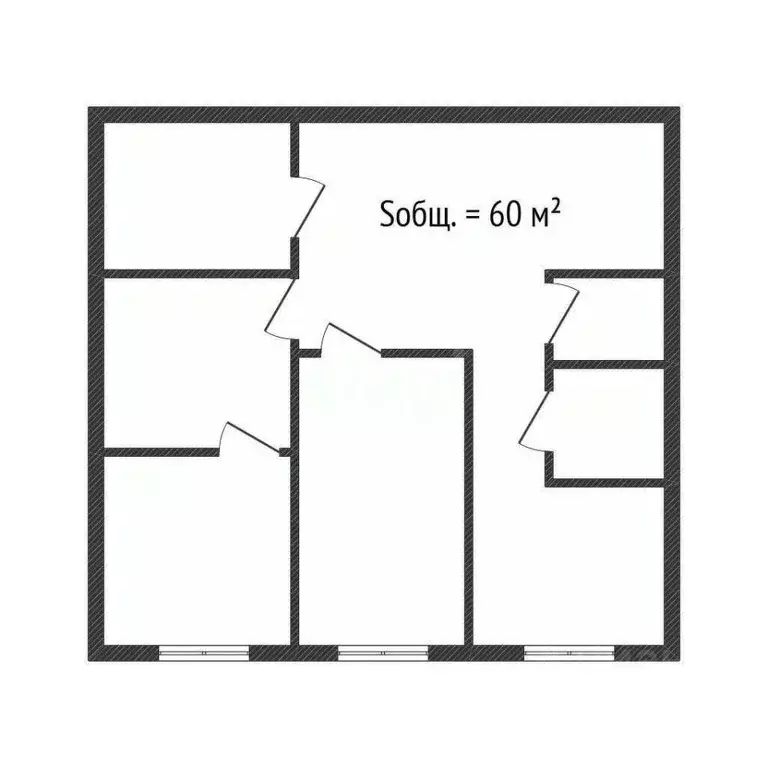 4-к кв. Брянская область, Клинцы ул. Мира, 105 (60.0 м) - Фото 1