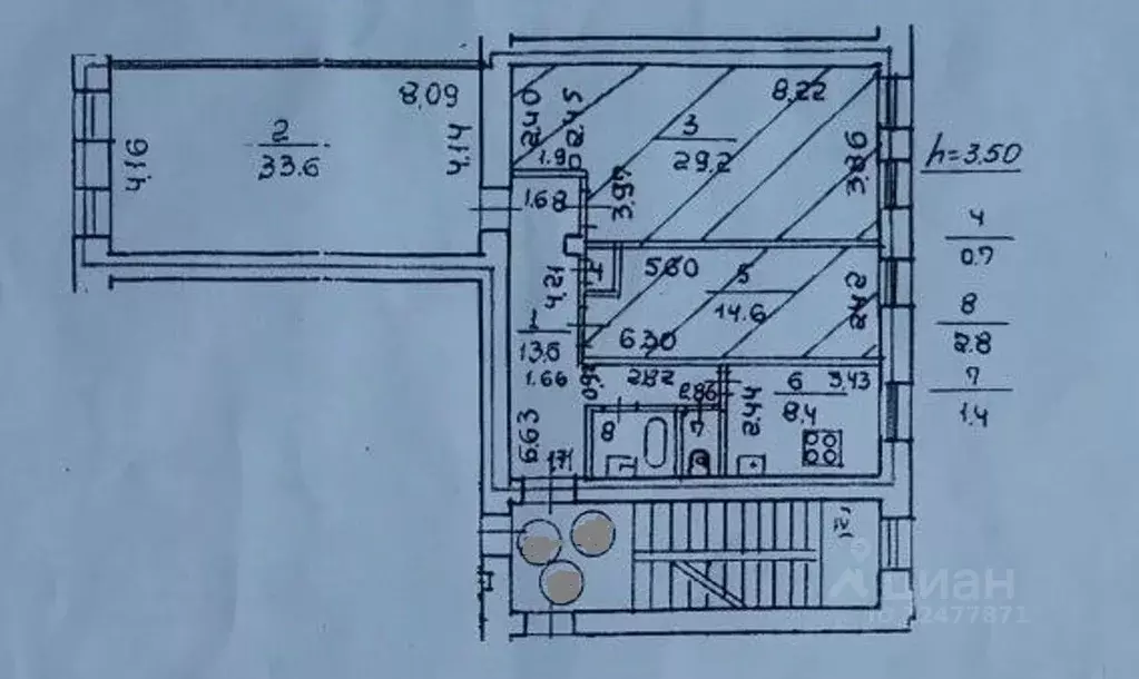 3-к кв. Санкт-Петербург ул. Восстания, 24/27 (104.3 м) - Фото 2