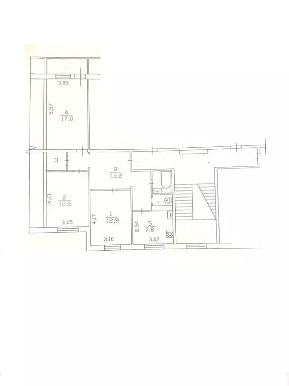 3-комнатная квартира: всеволожск, ленинградская улица, 28 (71.4 м) - Фото 1