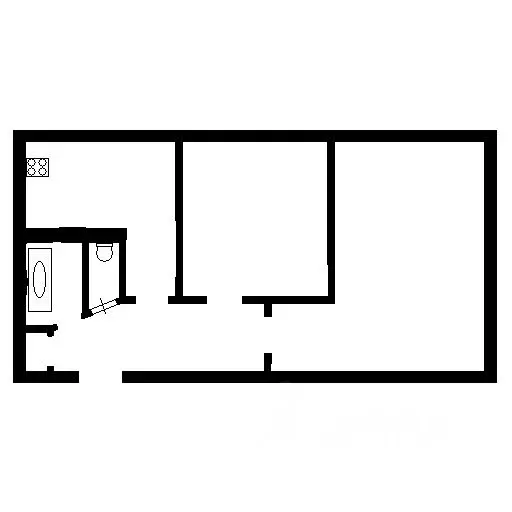 2-к кв. Санкт-Петербург Будапештская ул., 74К1 (44.3 м) - Фото 2