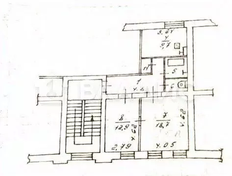 2-к кв. Калужская область, Калуга ул. Ленина, 80 (57.5 м) - Фото 2