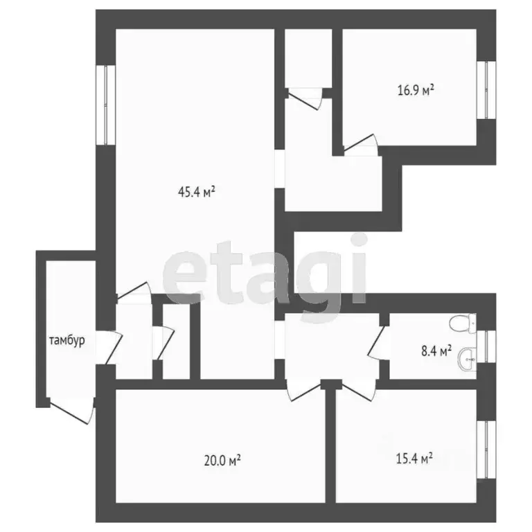 Офис в Тюменская область, Тюмень Институтская ул., 6 (129 м) - Фото 1