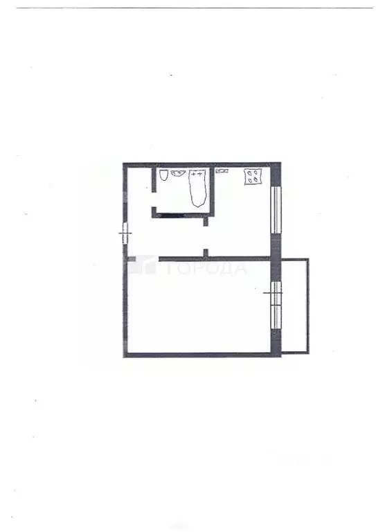 1-к кв. Кемеровская область, Прокопьевск Союзная ул., 77 (38.3 м) - Фото 1