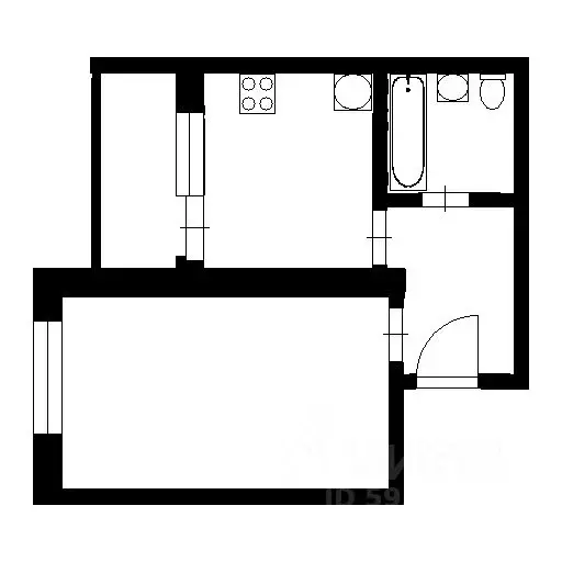 1-к кв. Воронежская область, Воронеж Минская ул., 67/1 (30.4 м) - Фото 2