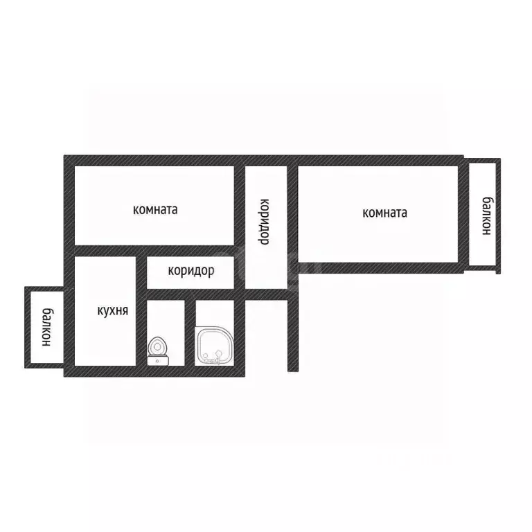 2-к кв. Белгородская область, Строитель Яковлевский городской округ, ... - Фото 2