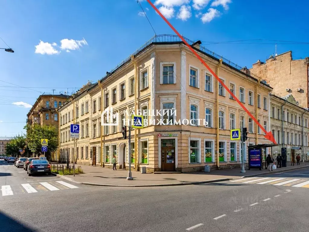 Помещение свободного назначения в Санкт-Петербург Садовая ул., 102 (47 ... - Фото 1
