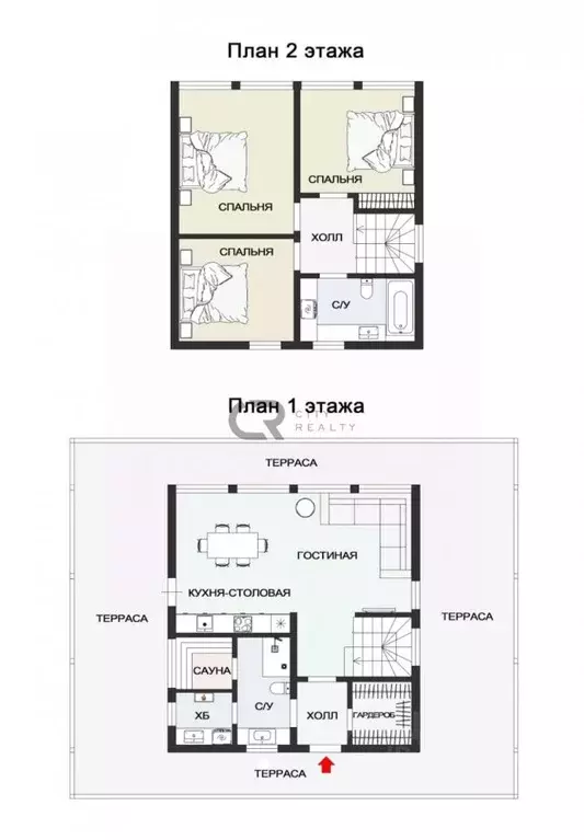 Коттедж в Ленинградская область, Выборгский район, Первомайское с/пос, ... - Фото 2