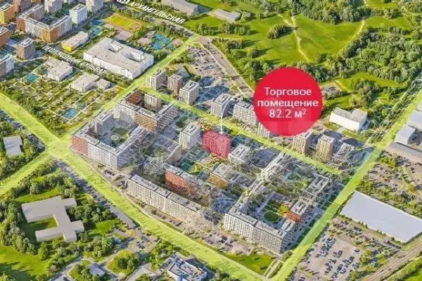 Помещение в ЖК Ильинские Луга 82.2м - Фото 0