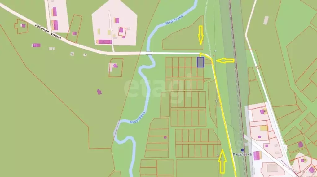 Участок в Сахалинская область, Анивский городской округ, с. Мицулевка  ... - Фото 2