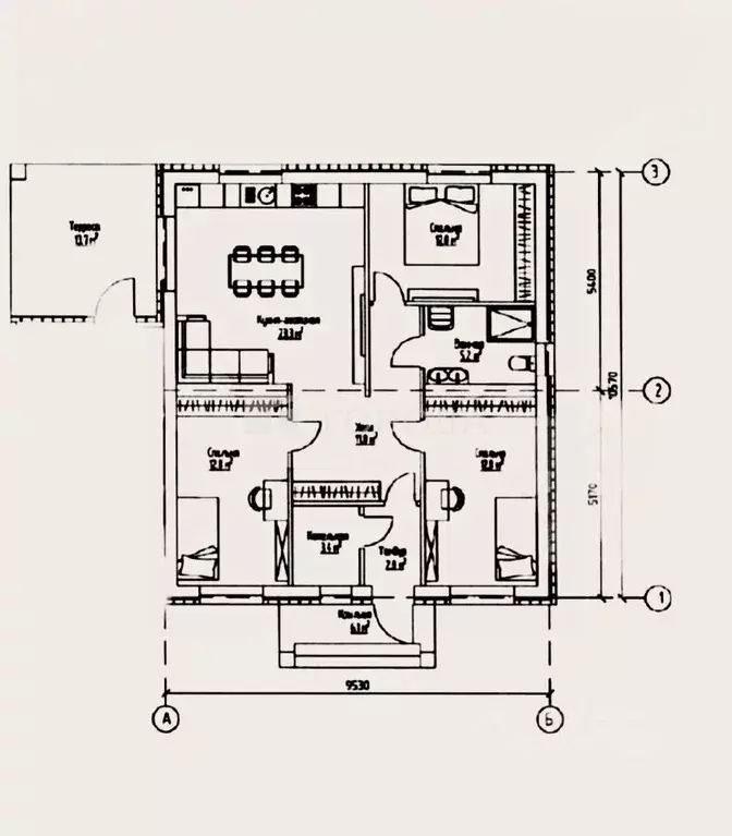 Дом в Алтайский край, Первомайский район, с. Санниково ул. Звездная, 8 ... - Фото 1
