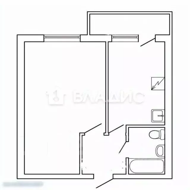 1-к кв. Краснодарский край, Новороссийск ул. Видова, 214 (37.8 м) - Фото 1
