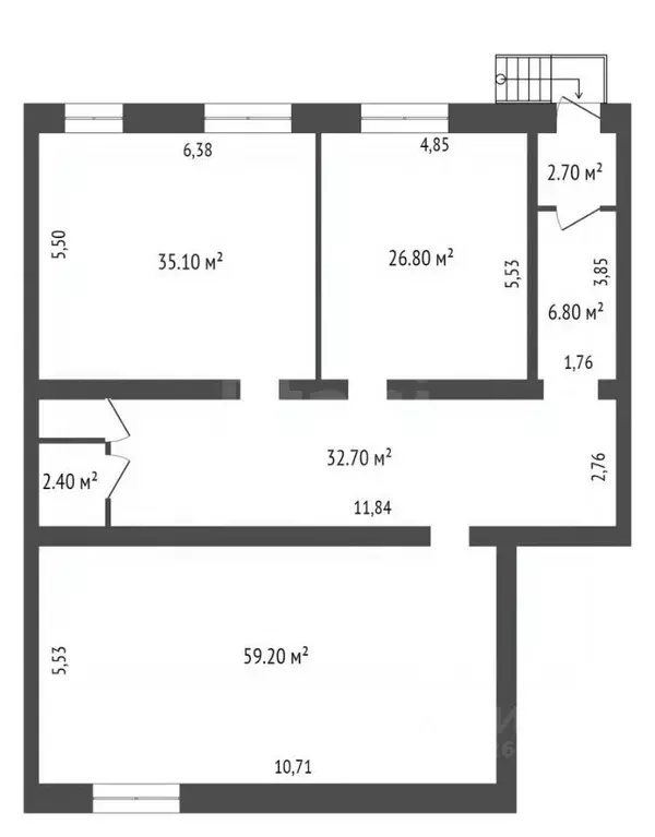 Офис в Новосибирская область, Новосибирск Новогодняя ул., 24/2 (167 м) - Фото 2