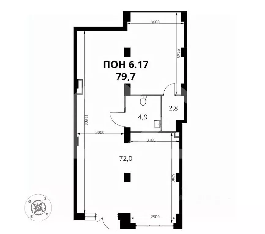 Торговая площадь в Московская область, Ленинский городской округ, пос. ... - Фото 2