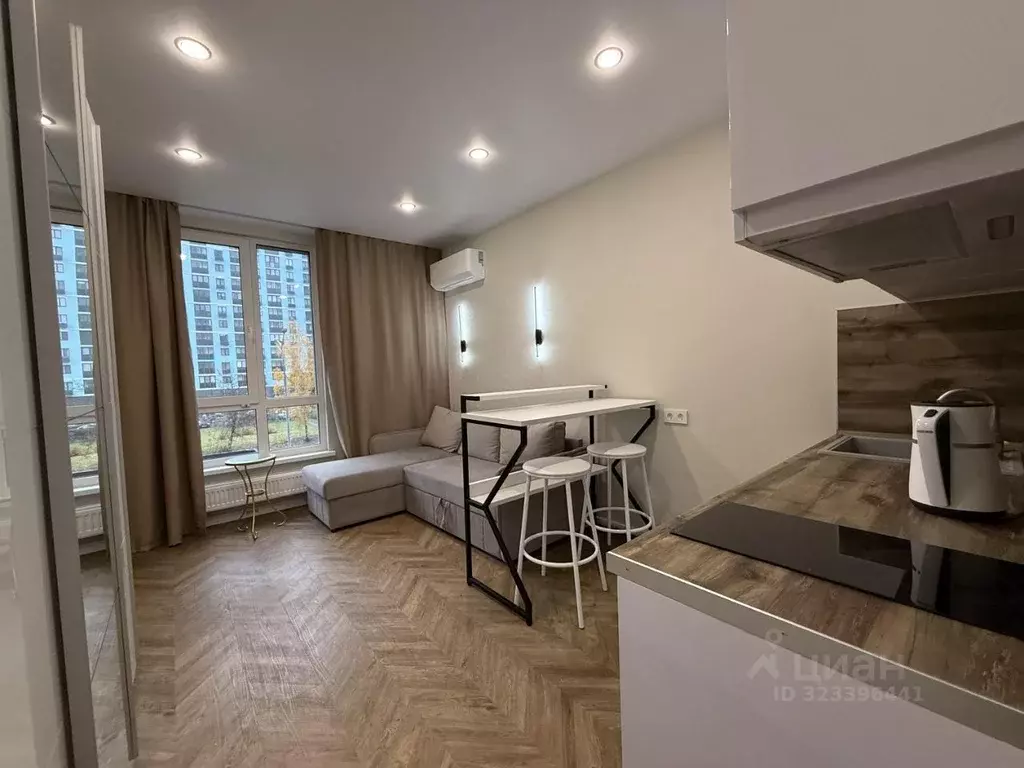 Студия Москва Производственная ул., 17 (22.0 м) - Фото 1