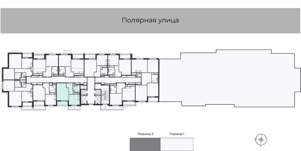 1-к кв. Москва Полярная ул., 16К1 (41.24 м) - Фото 2