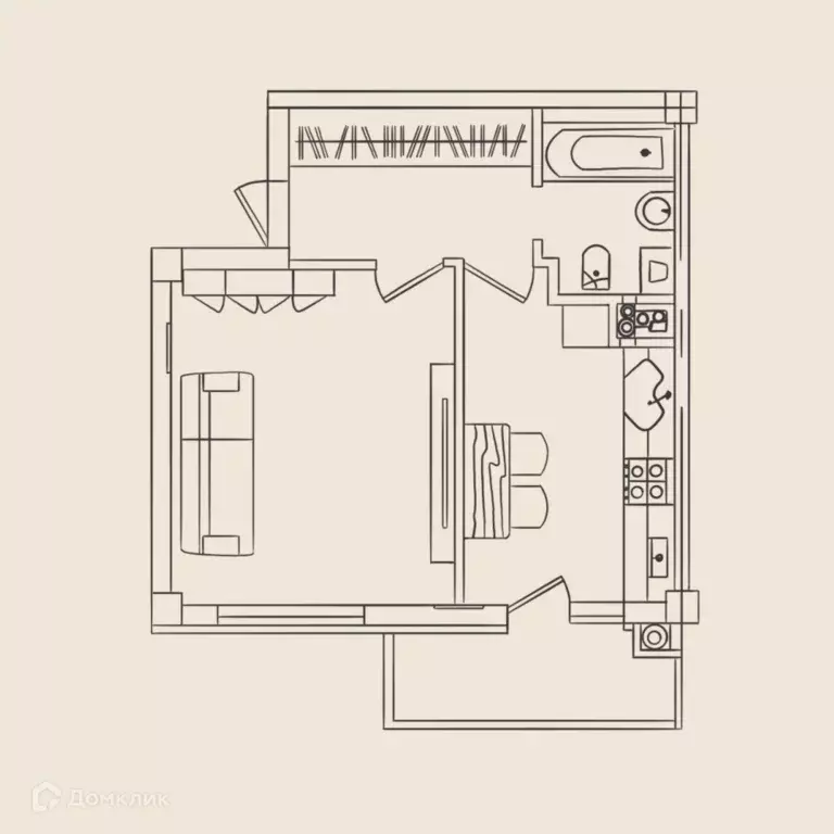Продаётся 1-к квартира, 41.5 м - Фото 0
