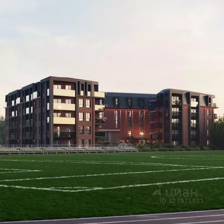 1-к кв. Калининградская область, Зеленоградск ул. Тургенева, 7 (40.8 ... - Фото 1