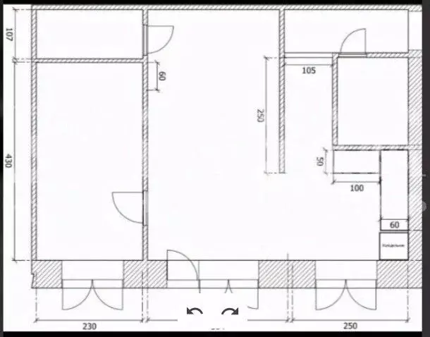 2-к кв. Кемеровская область, Кемерово ул. Леонова, 1 (43.0 м) - Фото 1