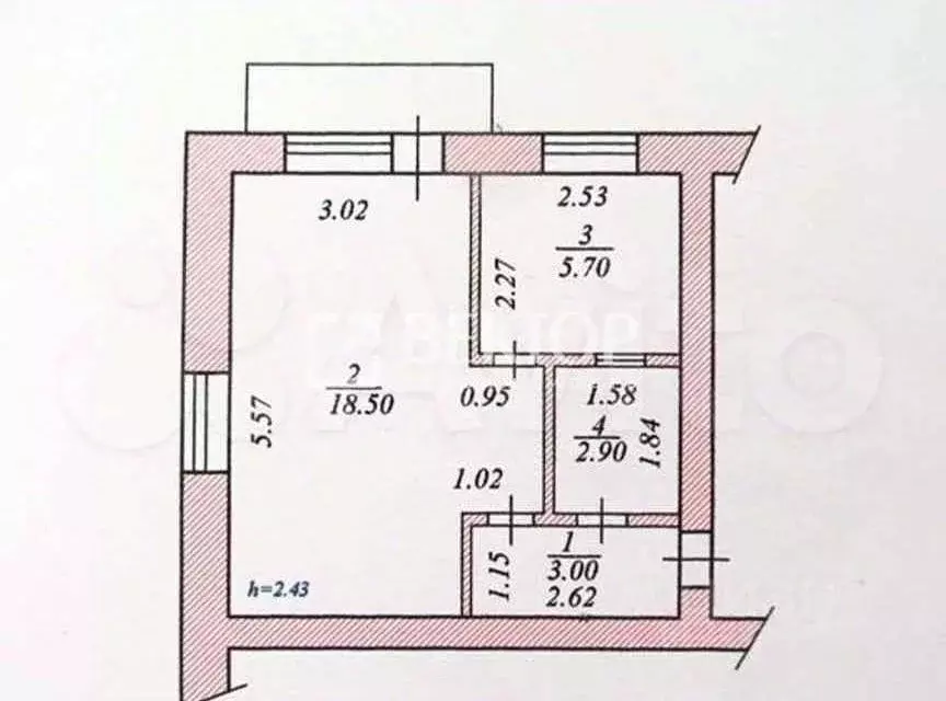 1-к кв. Ивановская область, Иваново ул. Куконковых, 86 (32.0 м) - Фото 1