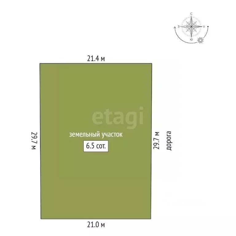 Участок в Ростовская область, Аксайский район, Щепкинское с/пос, пос. ... - Фото 2