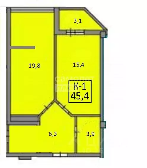 1-к кв. Краснодарский край, Геленджик Крымская ул., 22к22 (45.4 м) - Фото 1