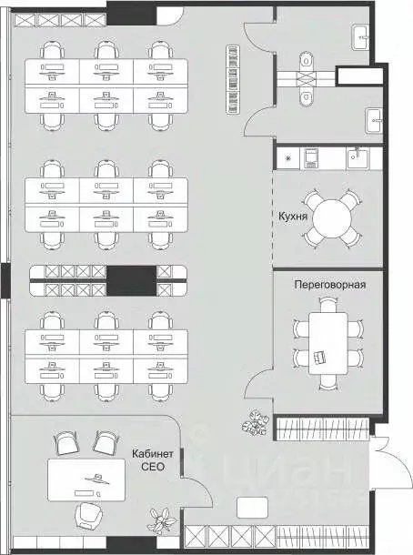 Офис в Москва 3-я Хорошевская ул., 18/2 (130 м) - Фото 2