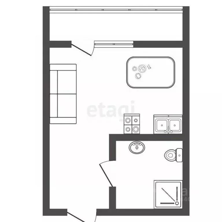 Студия Оренбургская область, Оренбургский район, пос. Ленина ул. 65 ... - Фото 2