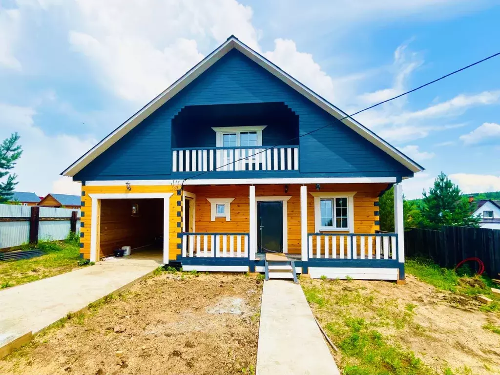 Дом в Иркутская область, Иркутский муниципальный округ, д. Куда ул. ... - Фото 1