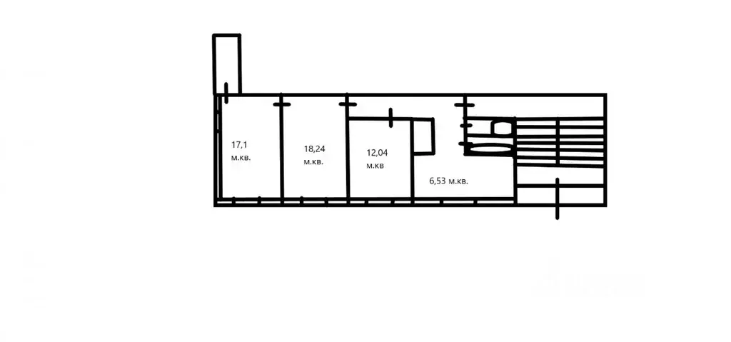 3-к кв. Ленинградская область, Кировский район, Синявинское городское ... - Фото 2
