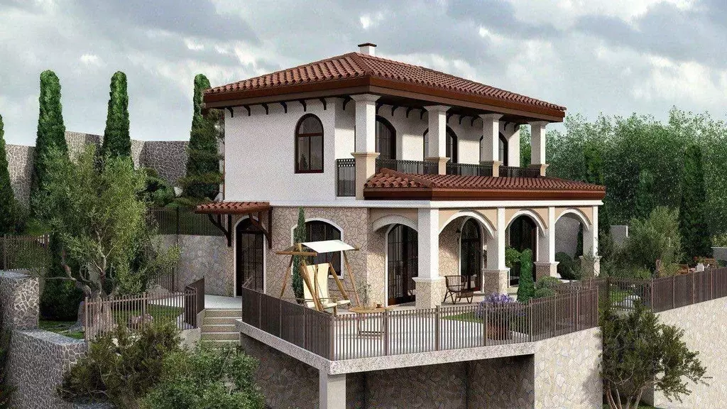 Дом в Крым, Ялта муниципальный округ, Гаспра пгт ул. Лесная (180 м) - Фото 2