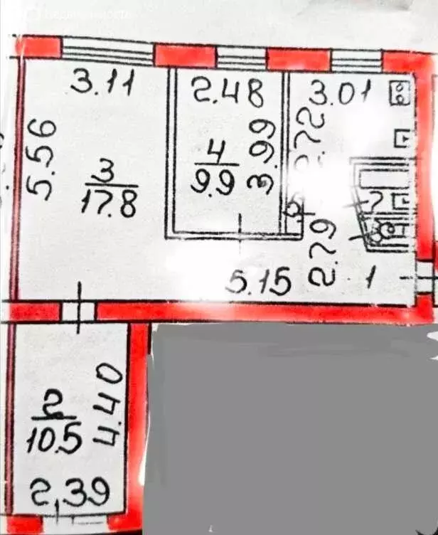3-комнатная квартира: Великий Новгород, улица Державина, 8к1 (57.7 м) - Фото 1