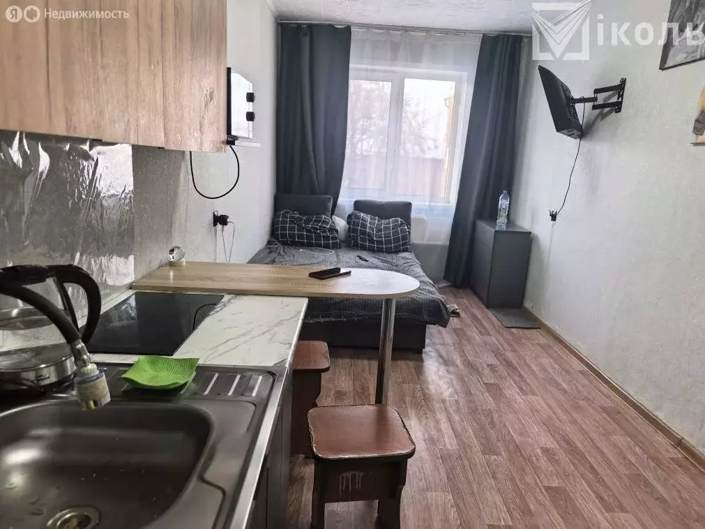 1-комнатная квартира: Иркутск, улица Авиастроителей, 28А/1 (18.7 м) - Фото 1