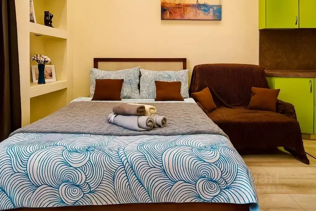 Студия Московская область, Домодедово Южный мкр, ул. Курыжова, 30 ... - Фото 2